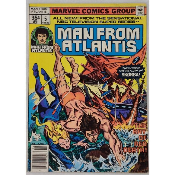 Marvel Other - Man From Atlantis 5 Marvel 1978 Newsstand FN